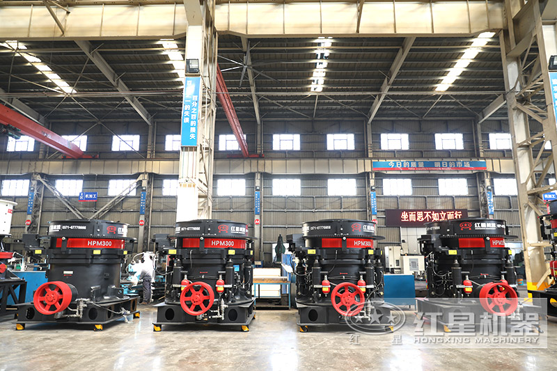 300型圓錐破碎機(jī)型號及參數(shù)，一小時能生產(chǎn)多少噸石子？